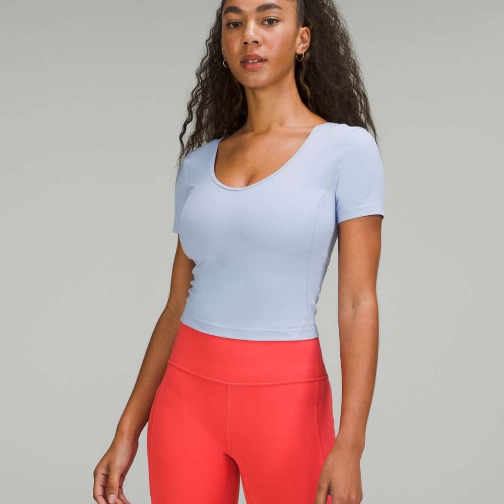 Lululemon Align T-Shirt in Blue Linen